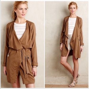 EUC Anthropologie Day Tripper trench coat size M